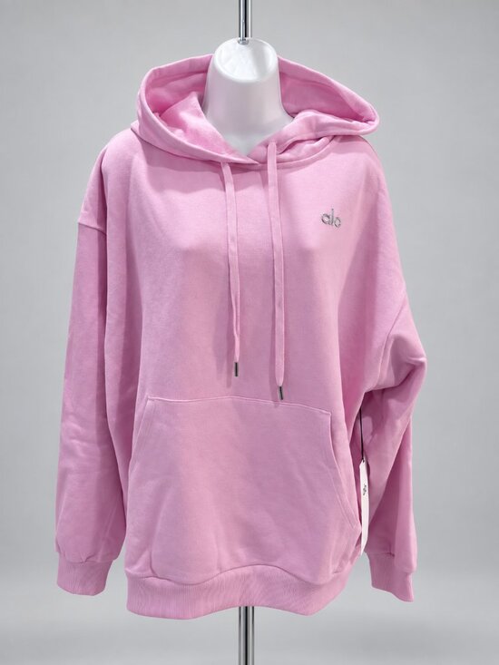 ALO Yoga Tops - Alo Yoga Accolade Pink Quartz Hoodie Pullover Sweatshirt NWT